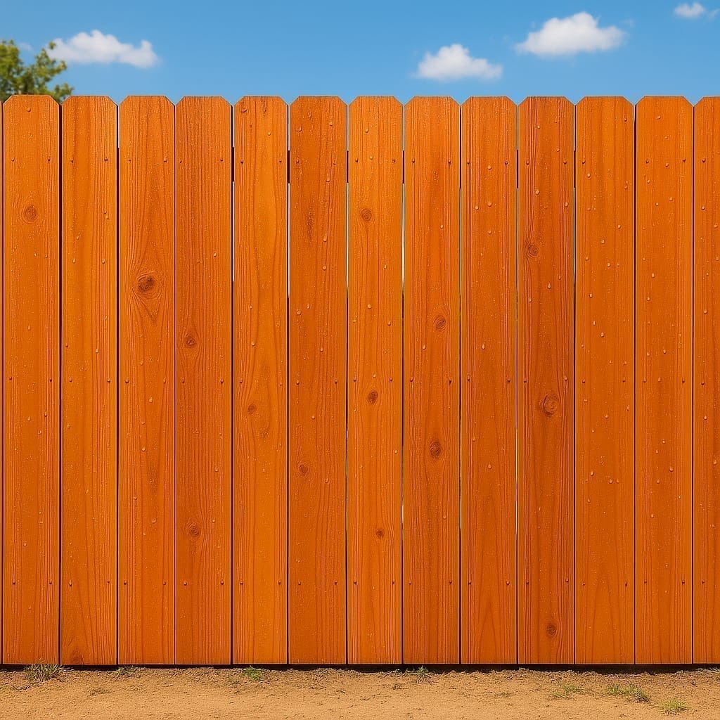 Cedar Fence Restoration in Eganville, ON